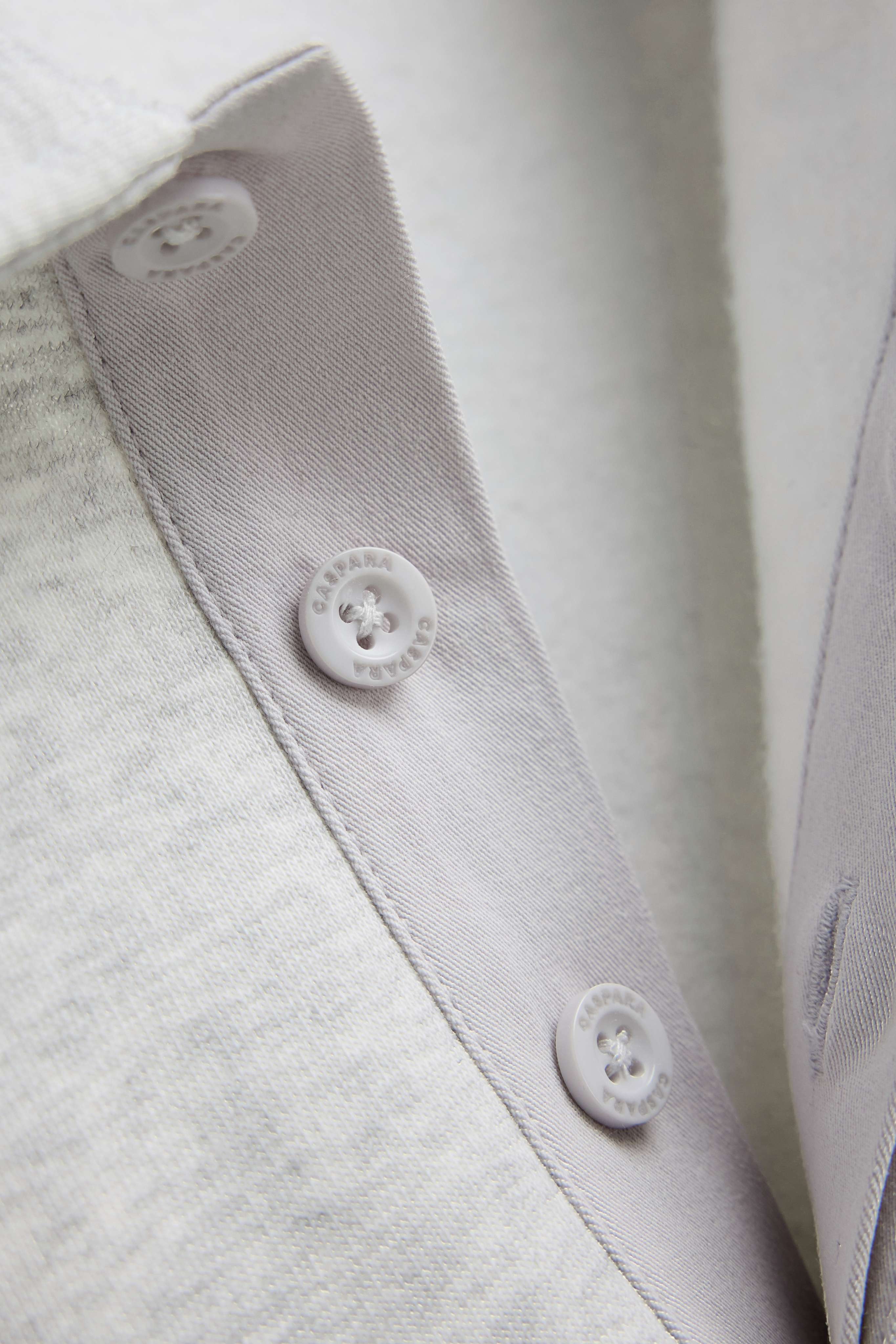 W. Racquet Club Rugby Shirt - Grey Melange
